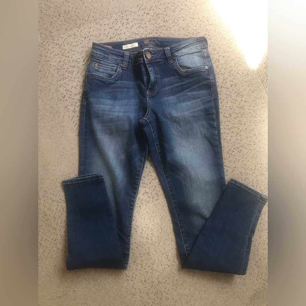 Classic toothpick skinny mia Mid-Rise Blue Women's Jeans